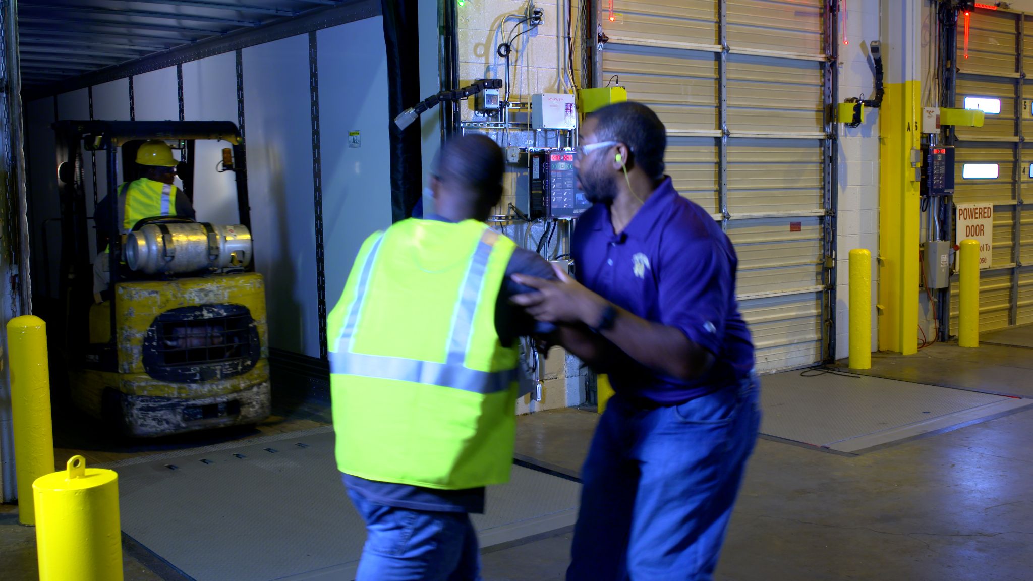 image for this news article: forklift-pedestrian-Close-Call-png