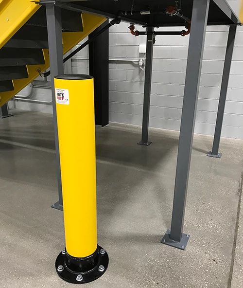 GuardRite Polymer HDSR Barrier Application - Protecting Racking