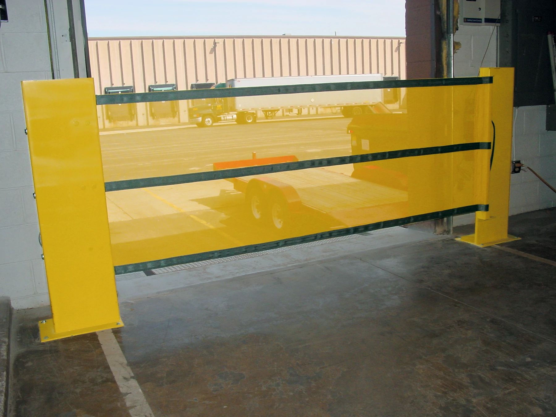 Protect your employees and equipment with the Dok-Guardian Safety Barrier from Rite-Hite